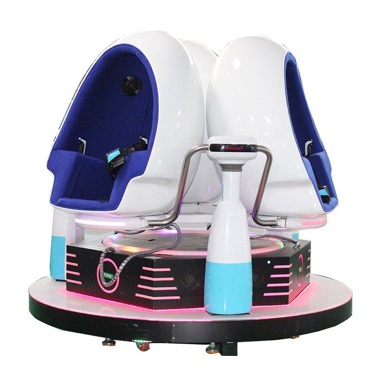Factory Price Dynamic 360 Degree Electrics 9D Virtual Reality 3 Seats Egg Cinema 9D VR Chair